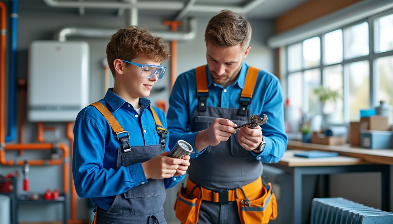 découvrez les étapes clés pour bien démarrer une formation en plomberie et chauffage, et maîtrisez les compétences essentielles pour devenir plombier chauffagiste.